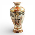 Miniature Meiji Japanese Satsuma Vase Signed Chosei, Gilded Detail