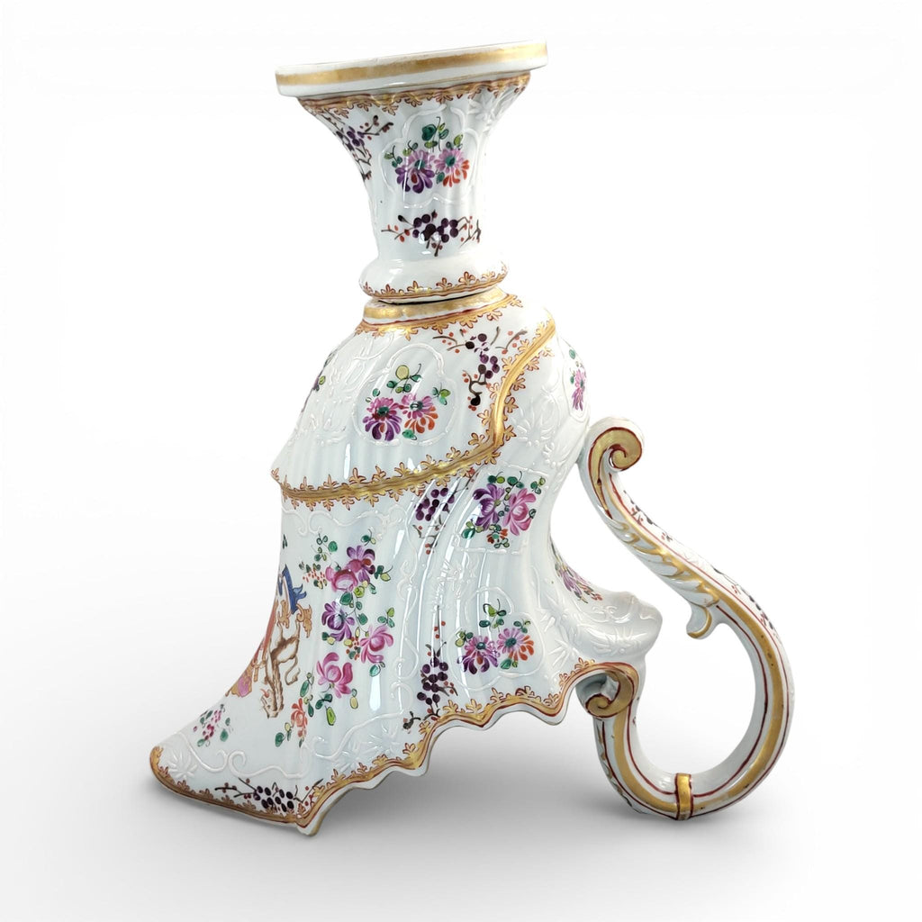 Samson Armorial Porcelain Ewer, Helm-Shaped, Paris, late 19th century