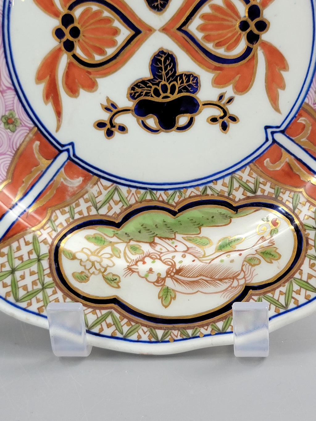 Rare Pair of Derby Porcelain Plates, Kylin Pattern, c. 1790