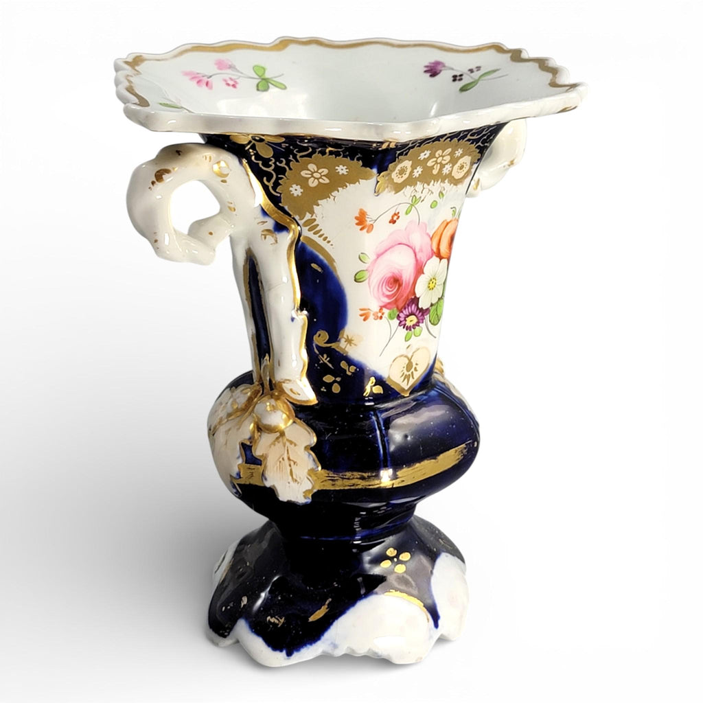 Old Paris Porcelain Vase de Mariée, Cobalt Blue & Gilt, France c.1820–1840