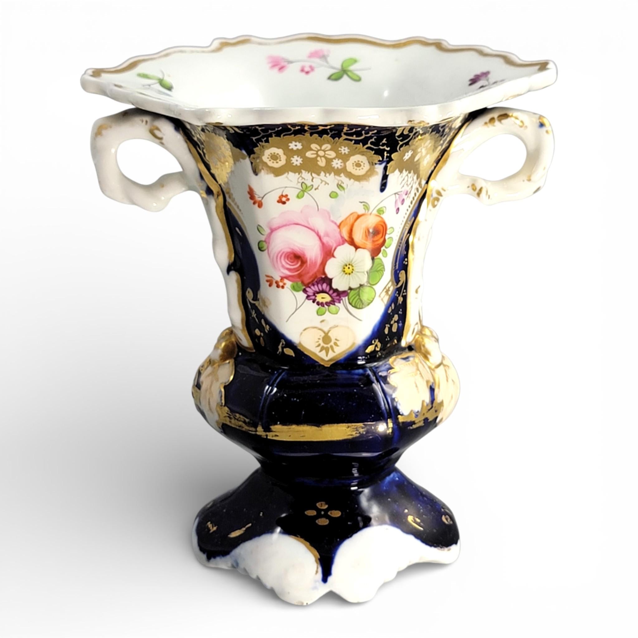 Old Paris Porcelain Vase de Mariée, Cobalt Blue & Gilt, France c.1820–1840