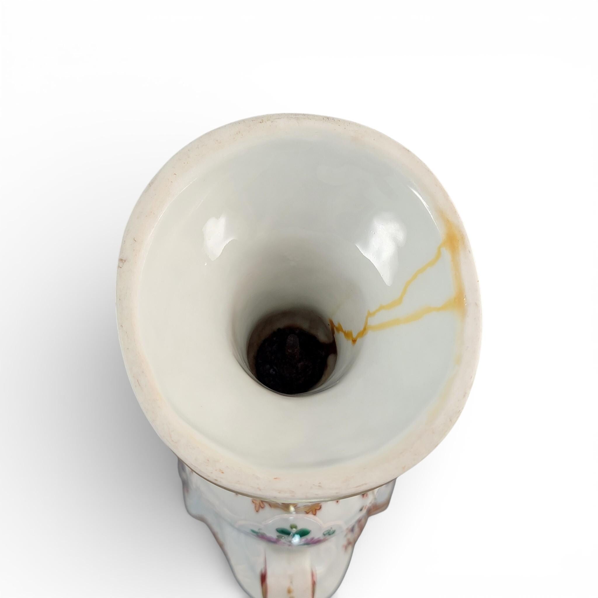 Samson Armorial Porcelain Ewer, Helm-Shaped, Paris, late 19th century