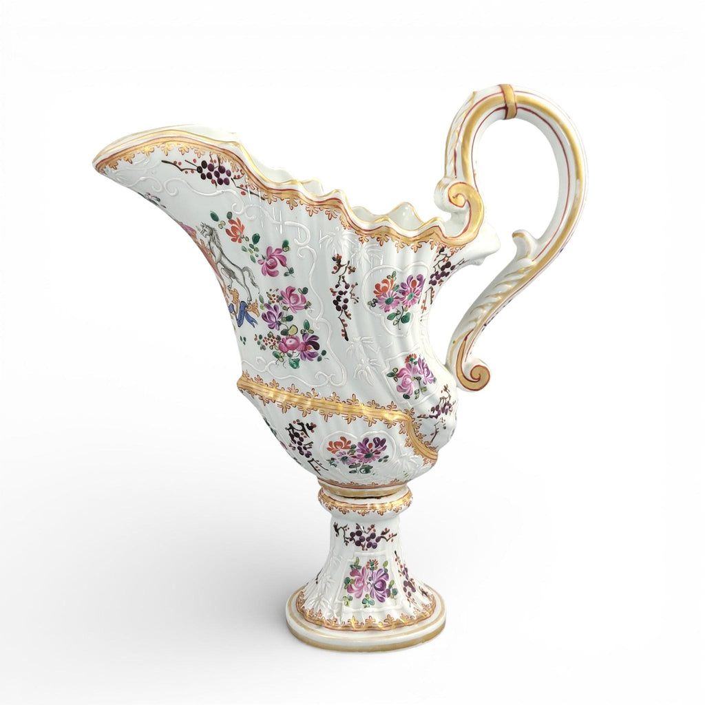 Samson Armorial Porcelain Ewer, Helm-Shaped, Paris, late 19th century