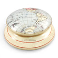 Victorian Macintyre Western Hemisphere Map Paperweight, Bartholomew, 1889