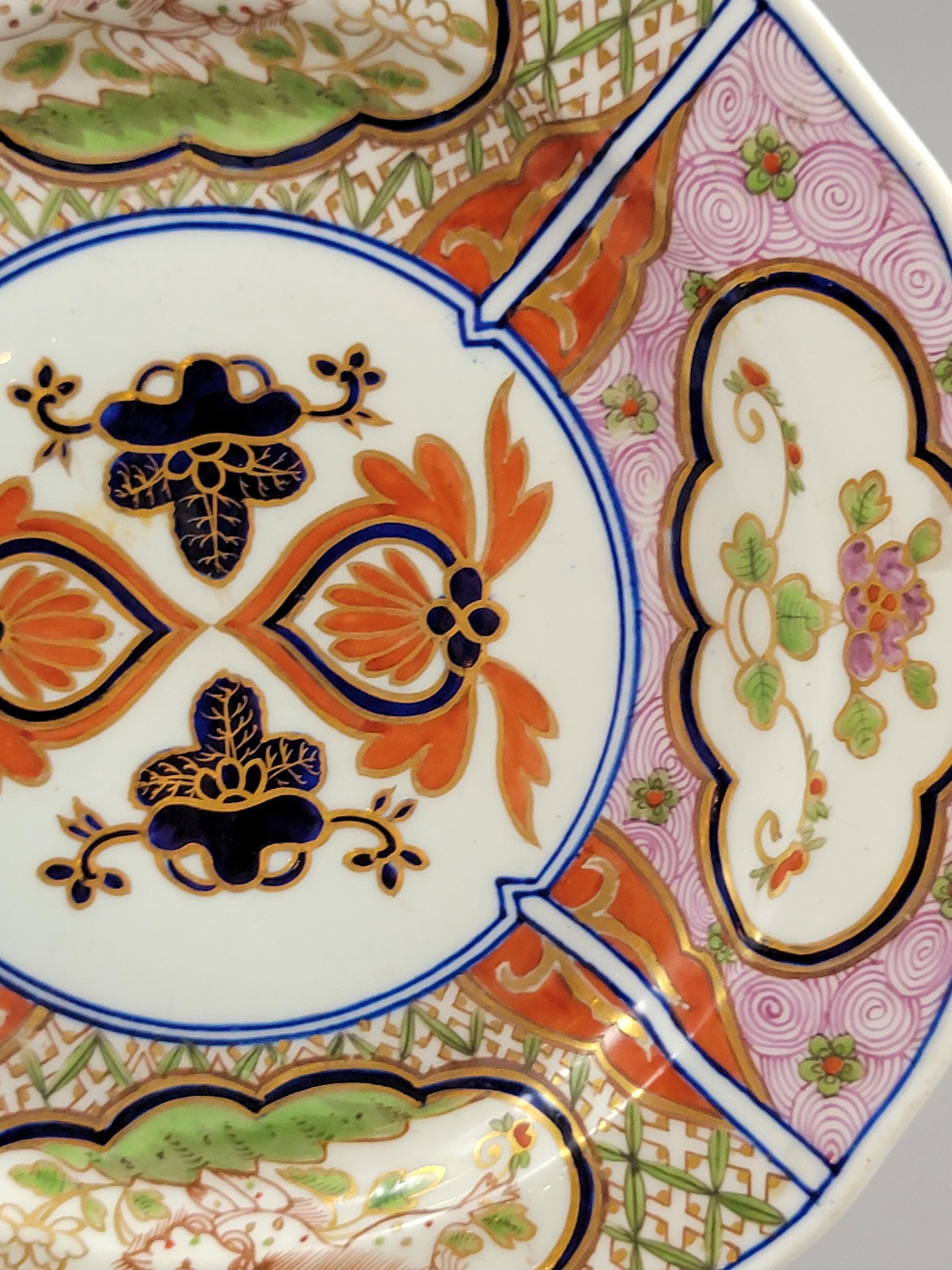 Rare Pair of Derby Porcelain Plates, Kylin Pattern, c. 1790