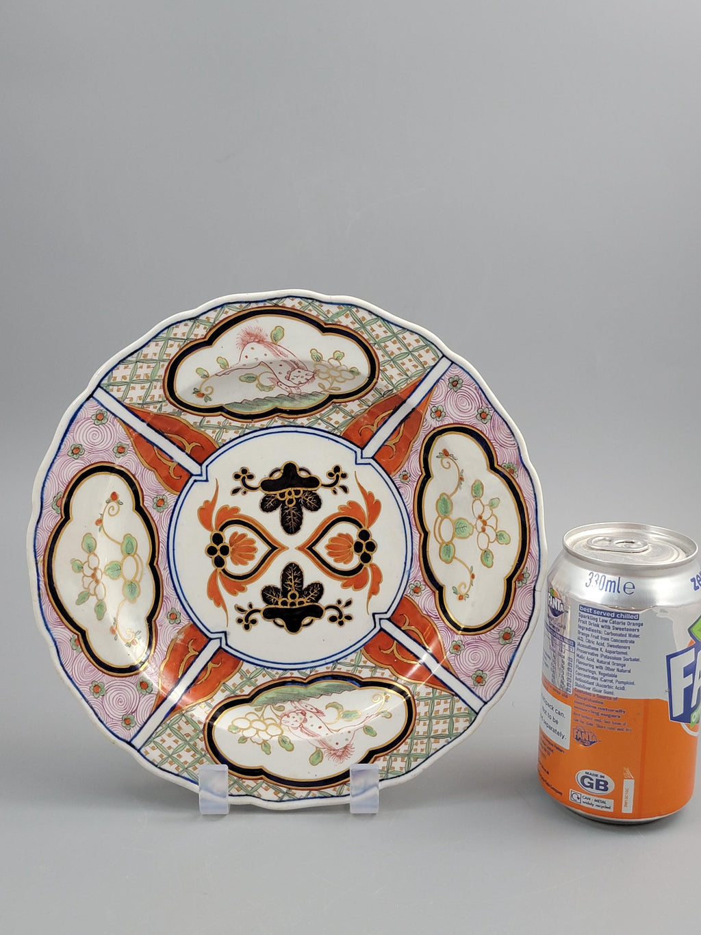 Rare Pair of Derby Porcelain Plates, Kylin Pattern, c. 1790