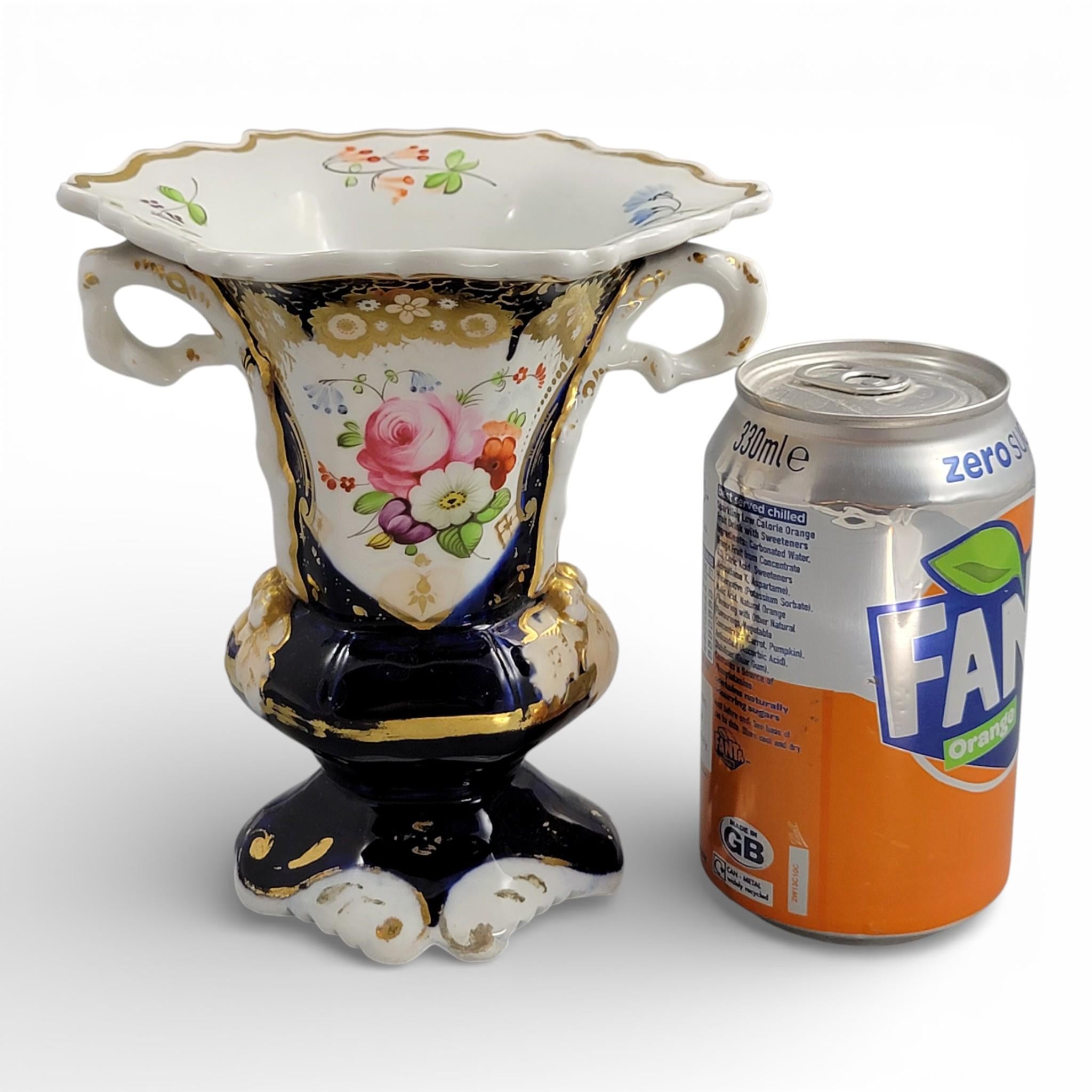 Old Paris Porcelain Vase de Mariée, Cobalt Blue & Gilt, France c.1820–1840