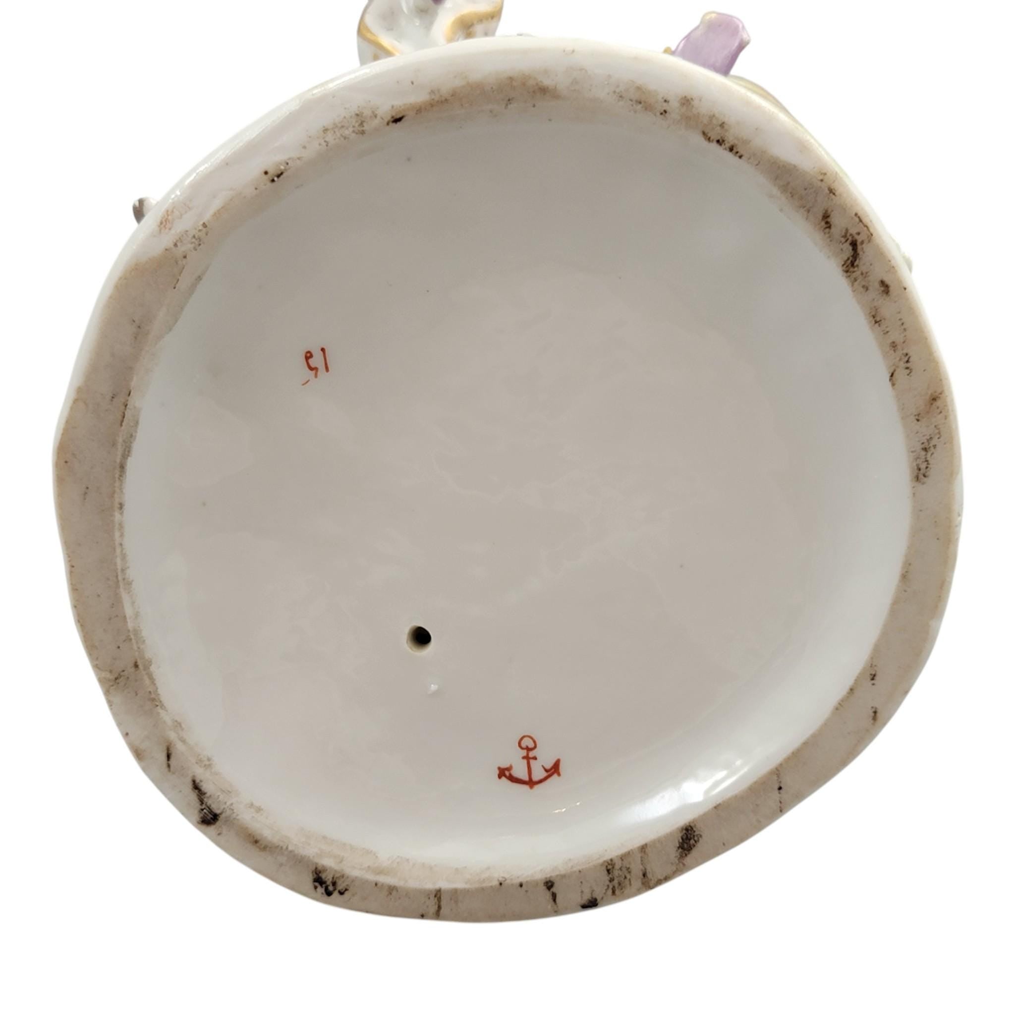 Rare Samson Chelsea Style Porcelain Shepherdess with Sheep, c.1870