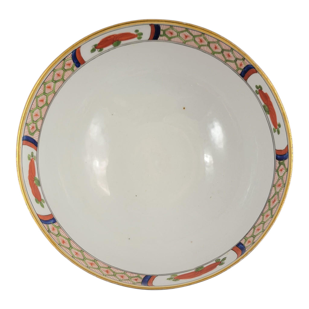 Worcester Regency Porcelain Dragon Bowl, Flight Barr & Barr Period, c. 1815
