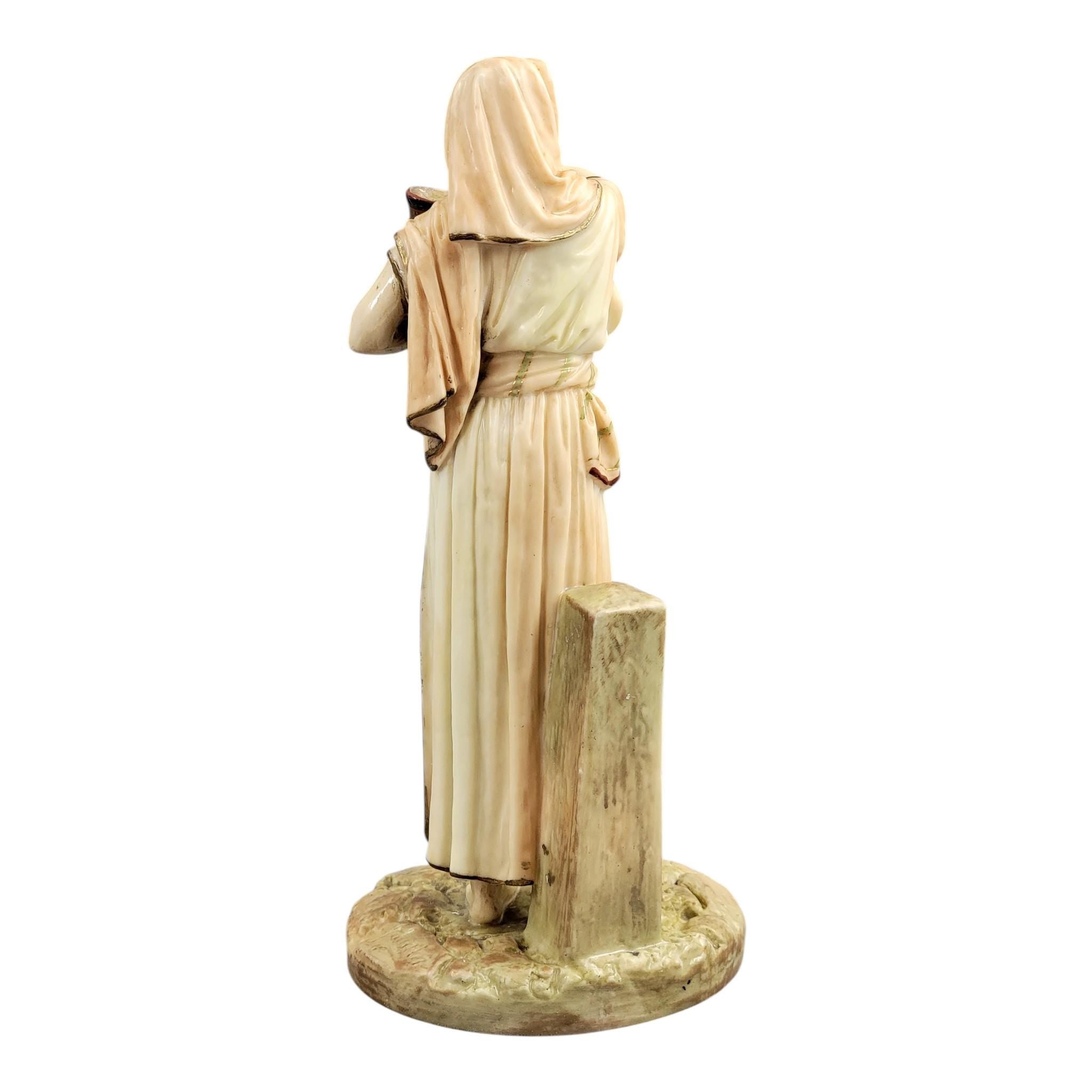 Royal Worcester Egyptian Woman Figure by James Hadley, c. 1895