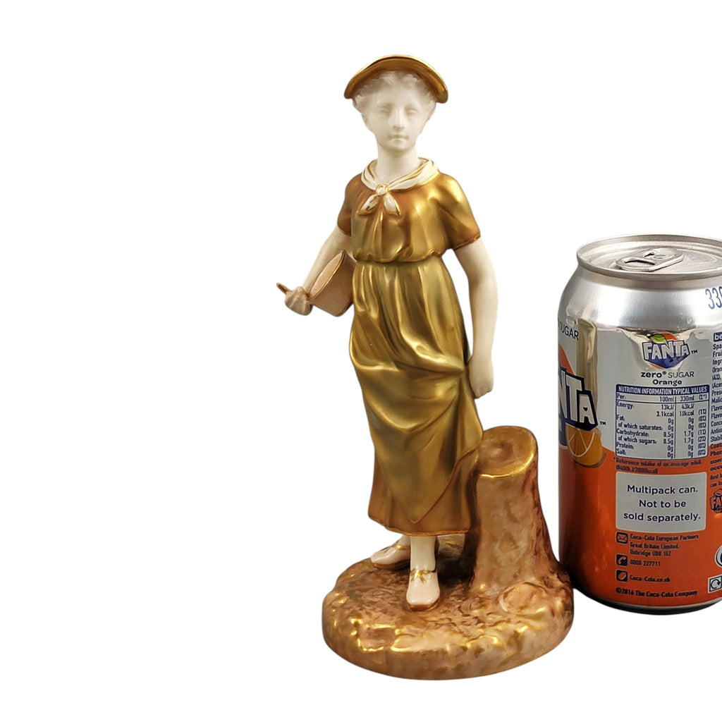 Royal Worcester Girl with Bowl Figure 1954, James Hadley Model 1774