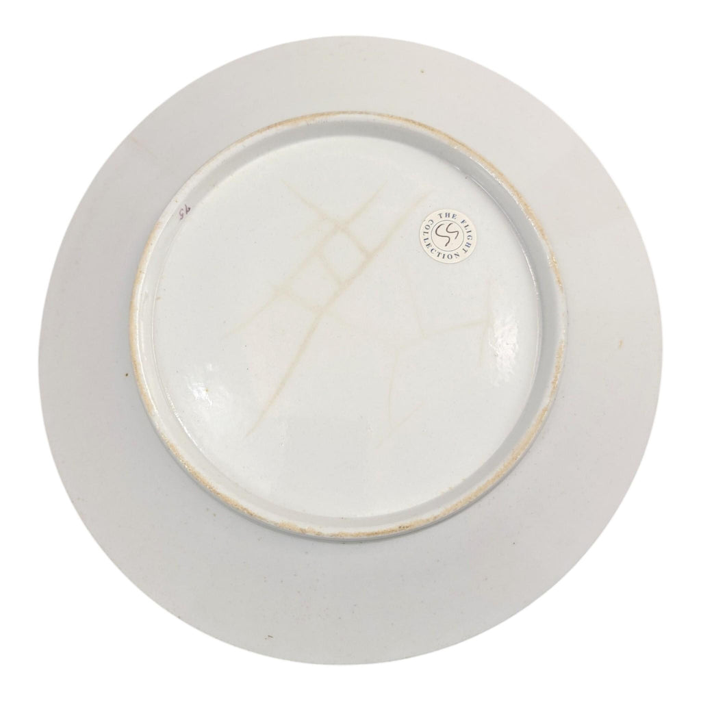 Worcester Dragon in Compartments Plate, Flight Barr & Barr, c. 1820