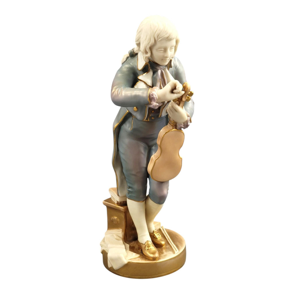 Royal Worcester “The Young Mozart” Porcelain Figure, Model 1487, 1928