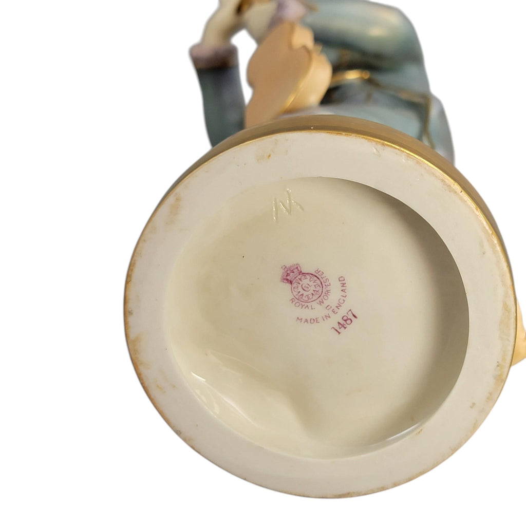 Royal Worcester “The Young Mozart” Porcelain Figure, Model 1487, 1928