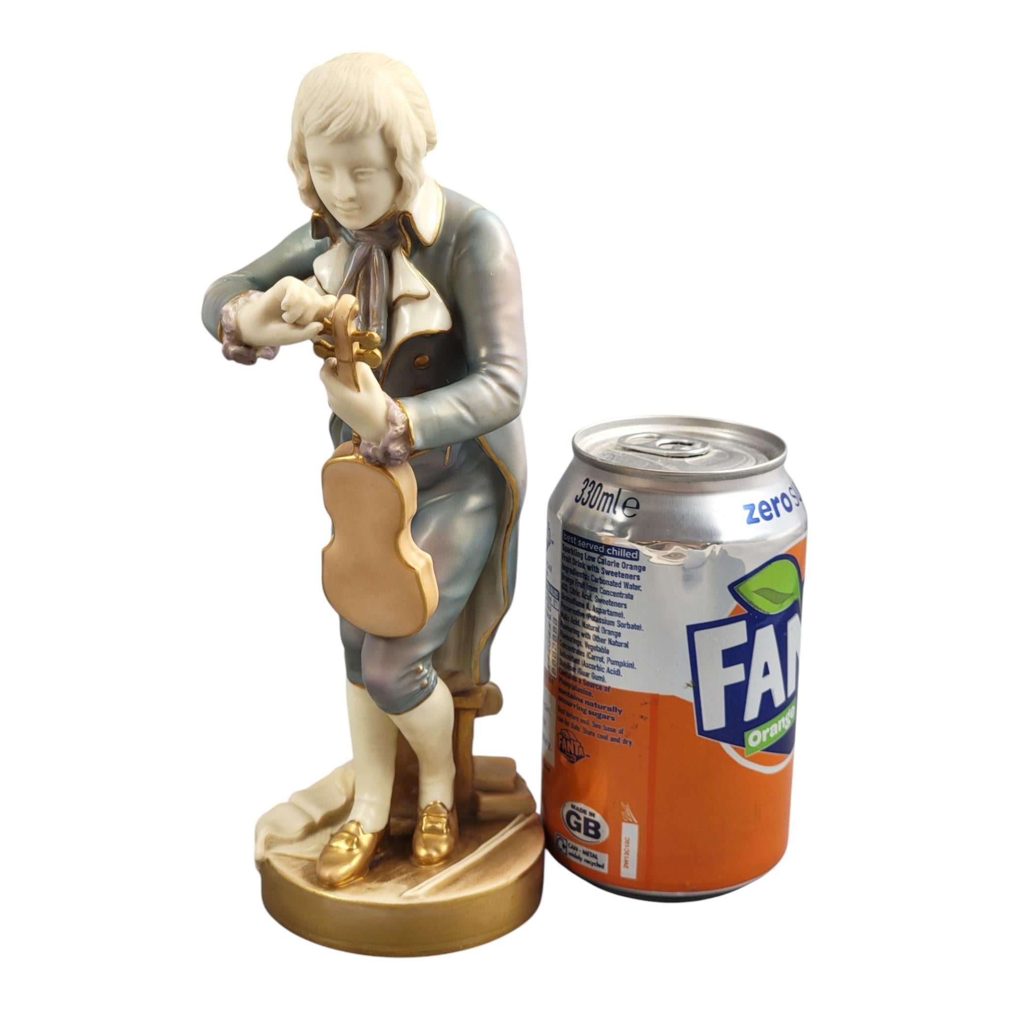 Royal Worcester “The Young Mozart” Porcelain Figure, Model 1487, 1928