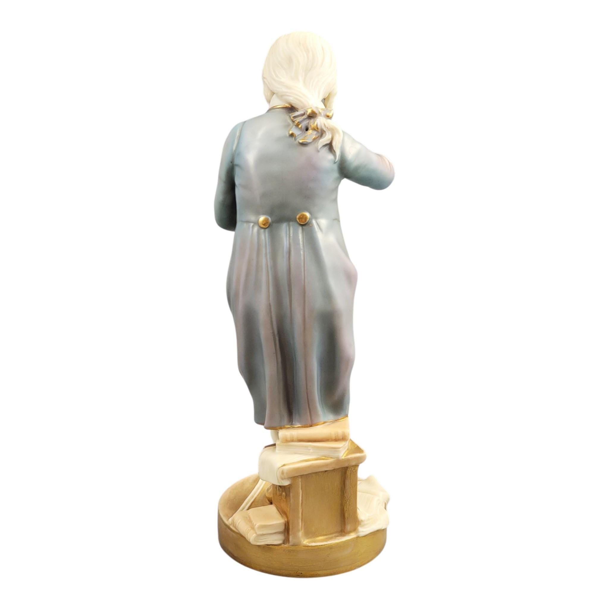 Royal Worcester “The Young Mozart” Porcelain Figure, Model 1487, 1928