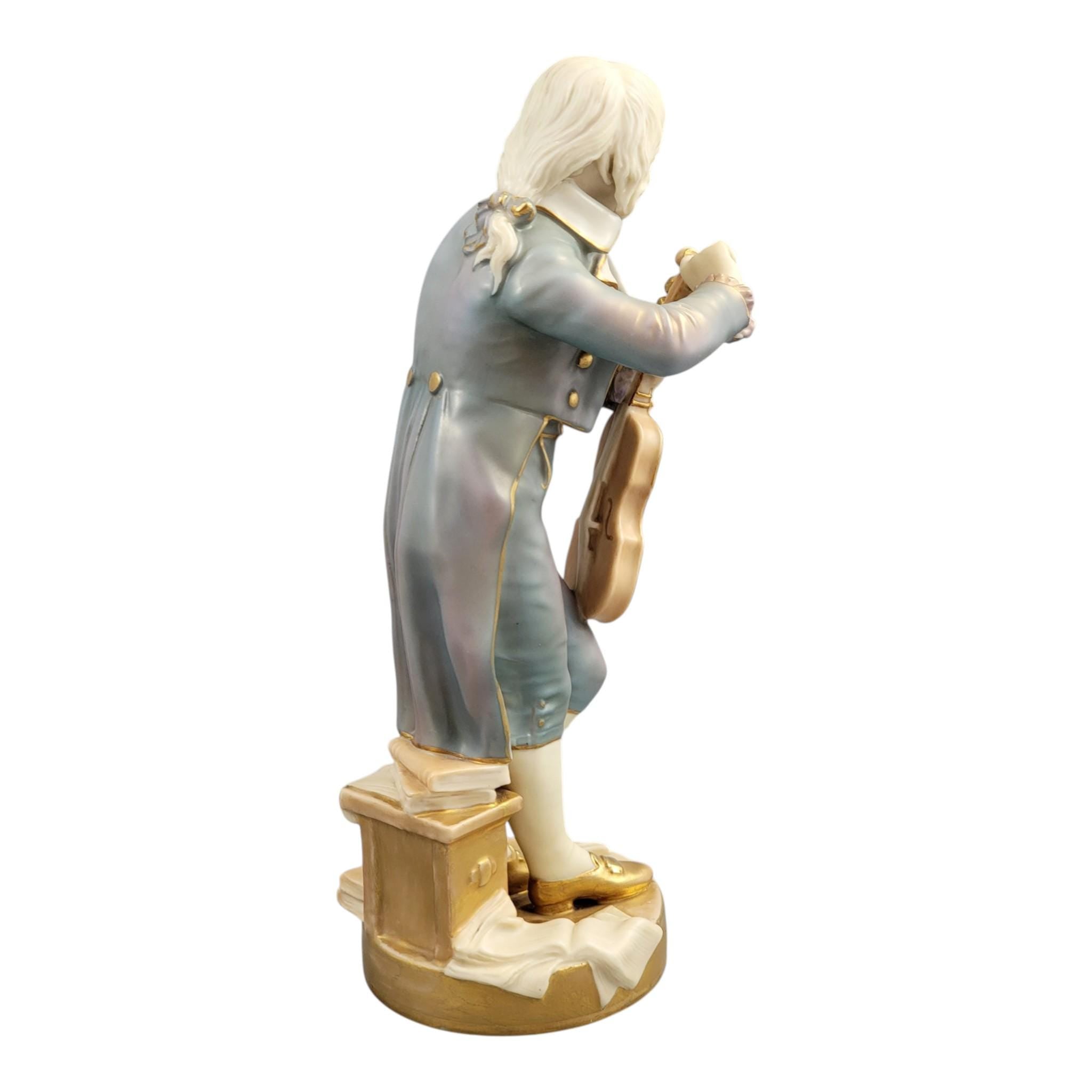 Royal Worcester “The Young Mozart” Porcelain Figure, Model 1487, 1928