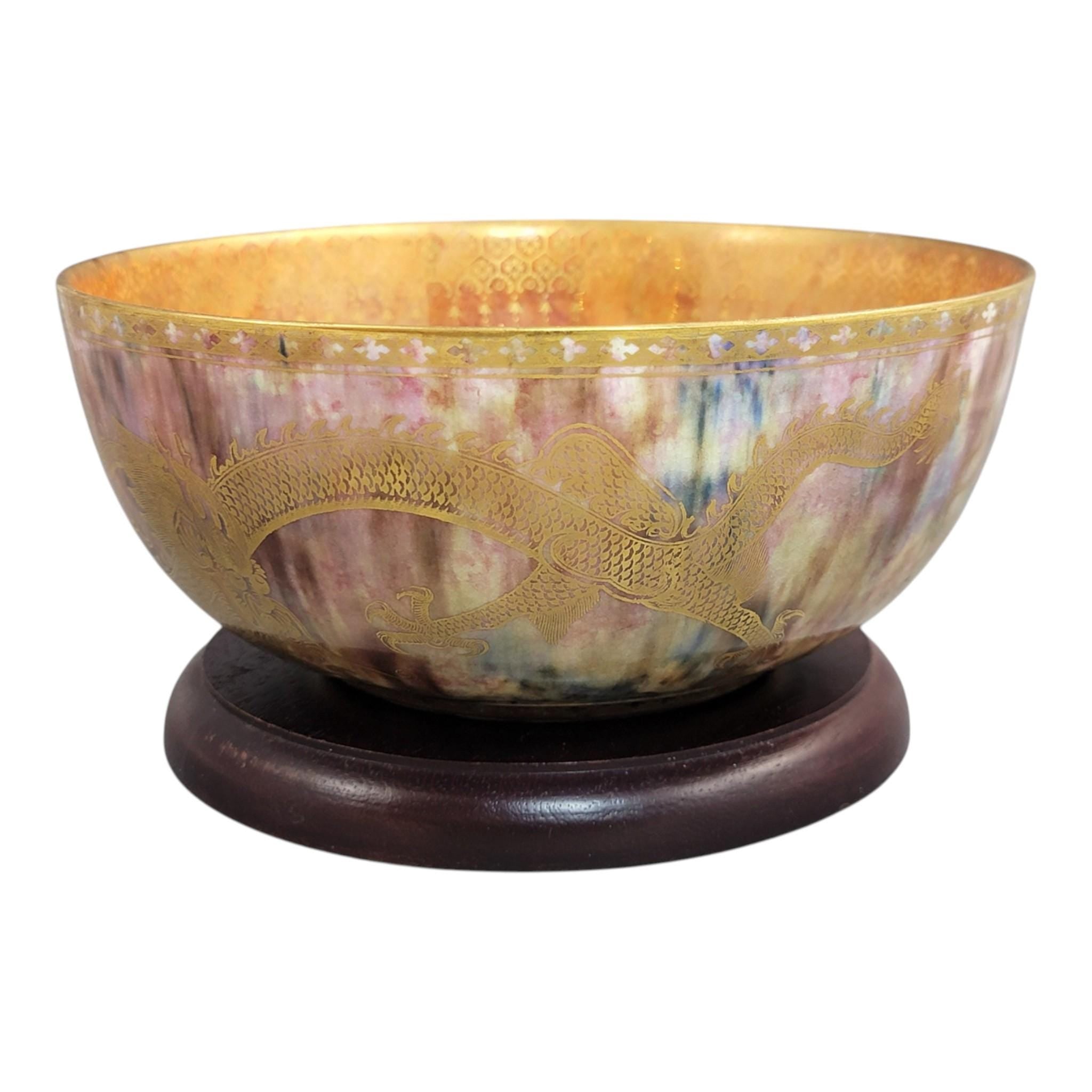 Daisy Makeig-Jones Wedgwood large lustre dragon bowl Z4823 c. 1915