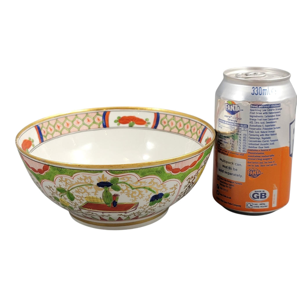 Worcester Regency Porcelain Dragon Bowl, Flight Barr & Barr Period, c. 1815