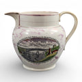 Sunderland Lustre Pearlware Jug with Commemorative Scene, c. 1800–1820