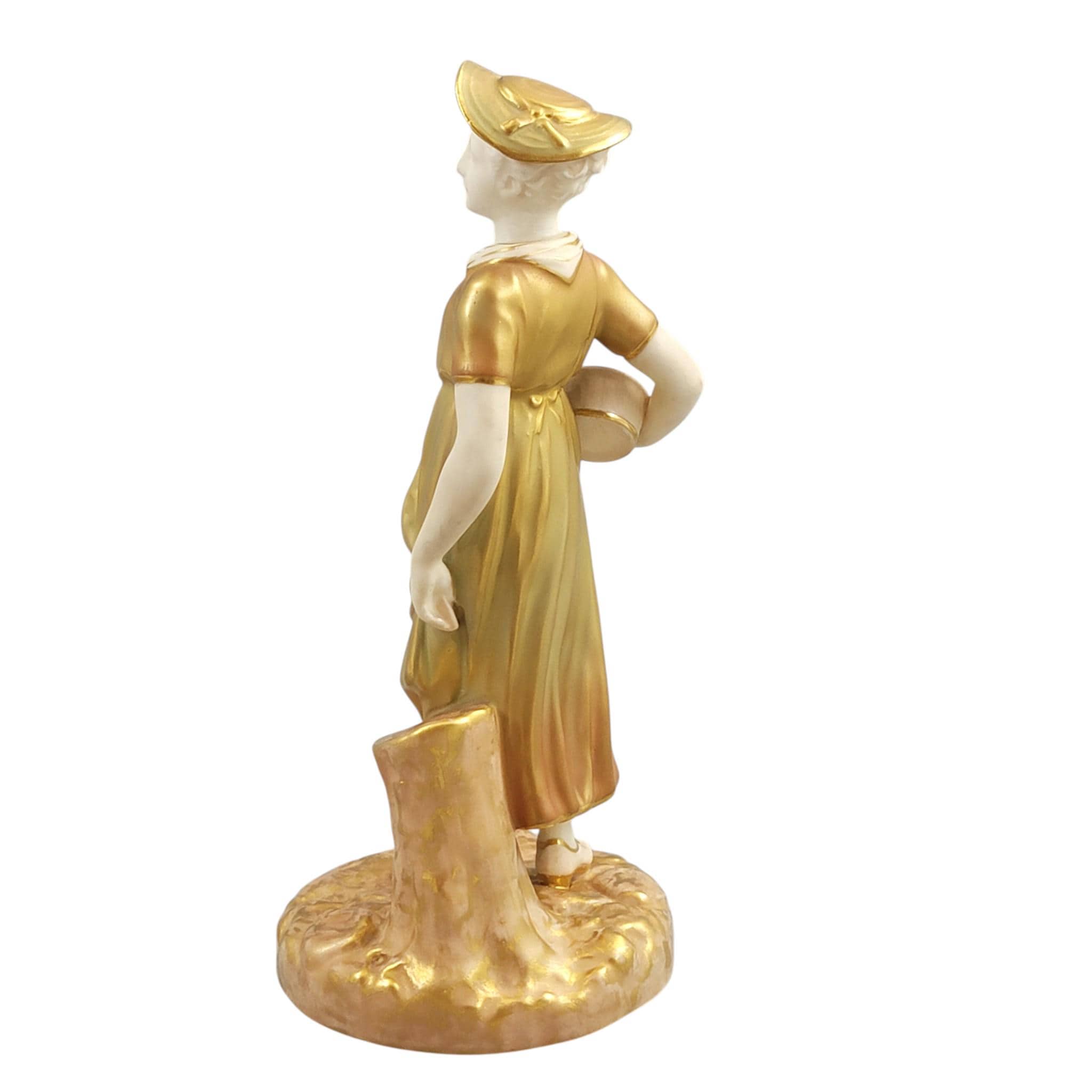 Royal Worcester Girl with Bowl Figure 1954, James Hadley Model 1774