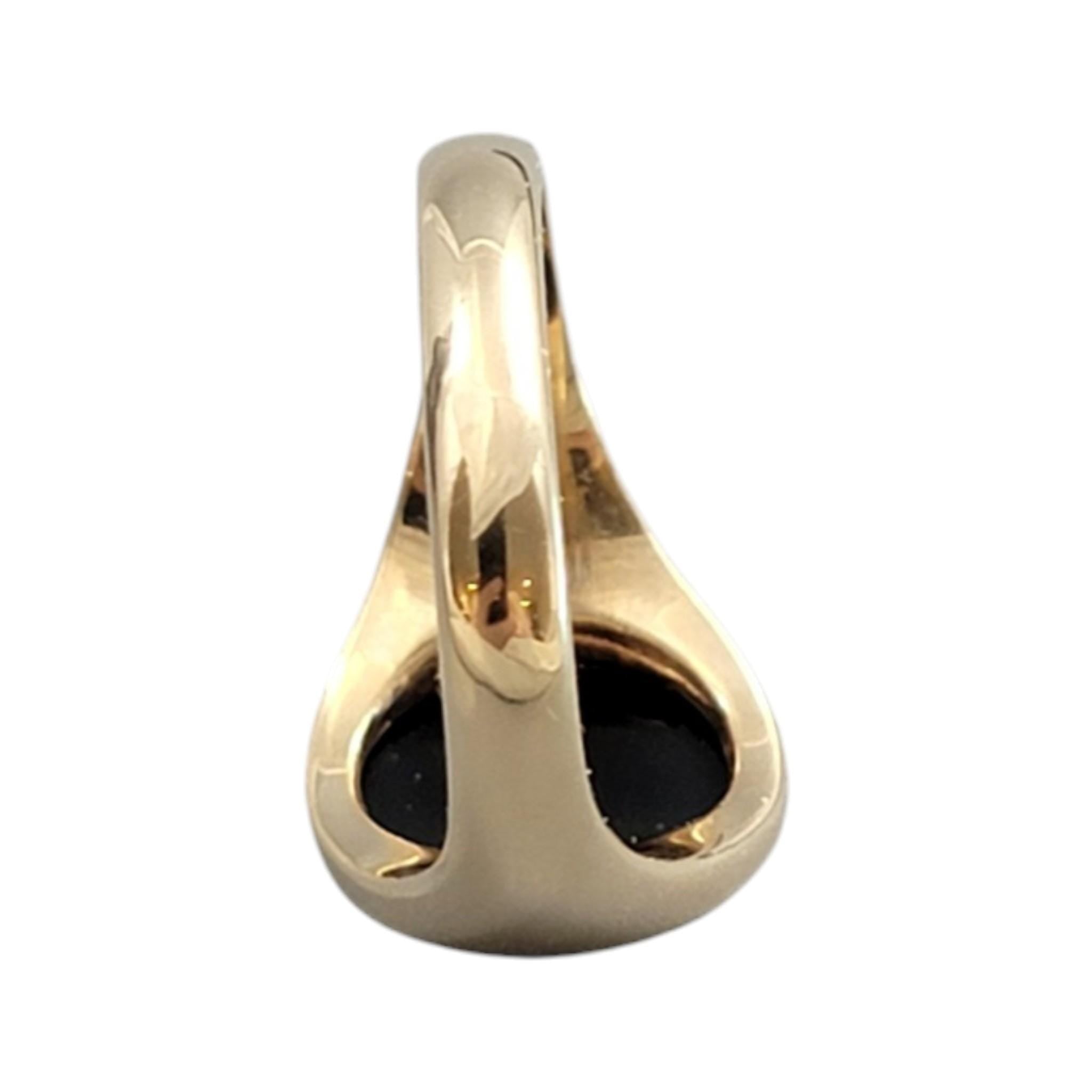 Vintage Masonic Gold Signet Ring with Onyx, Birmingham 1976