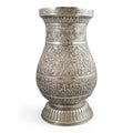 Indian silver vase Kutch Gujarat large antique repousse baluster form 3012g heavy statement piece