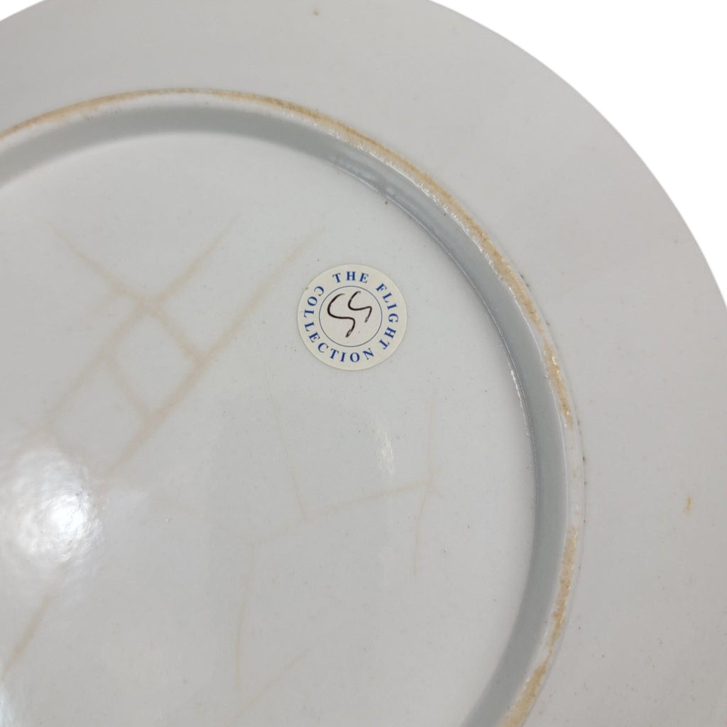 Worcester Dragon in Compartments Plate, Flight Barr & Barr, c. 1820