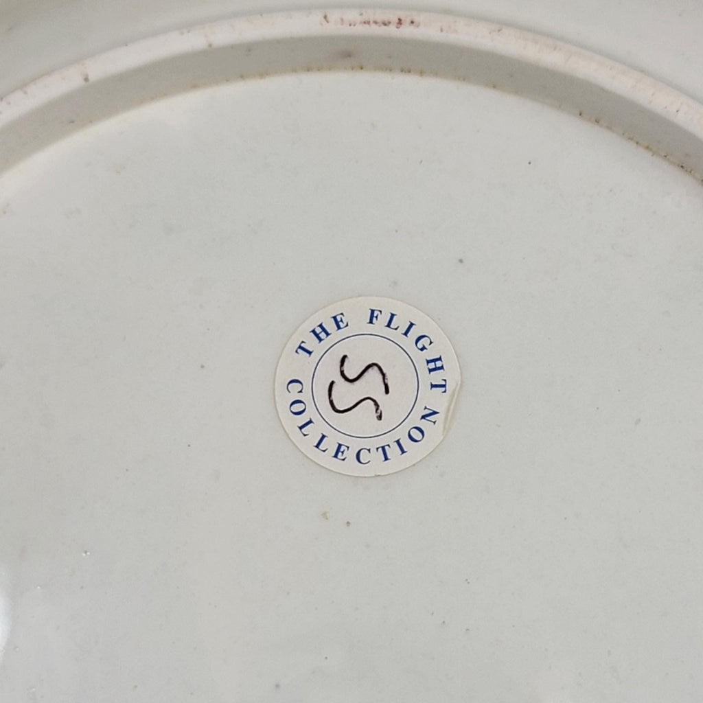 Worcester Regency Plate “Dragon in Compartments”, Flight, Barr & Barr, c.1820