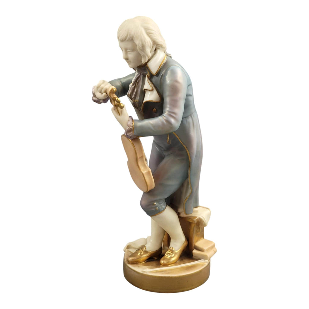 Royal Worcester “The Young Mozart” Porcelain Figure, Model 1487, 1928