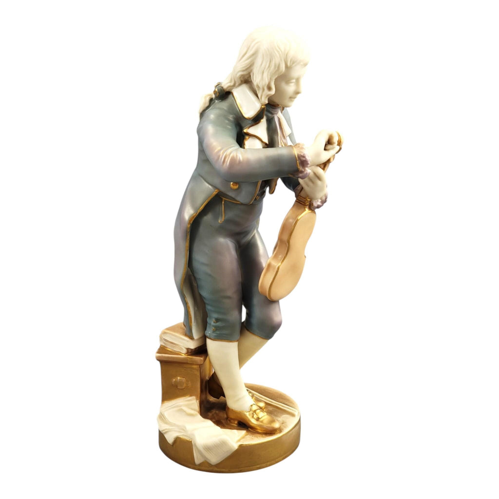 Royal Worcester “The Young Mozart” Porcelain Figure, Model 1487, 1928
