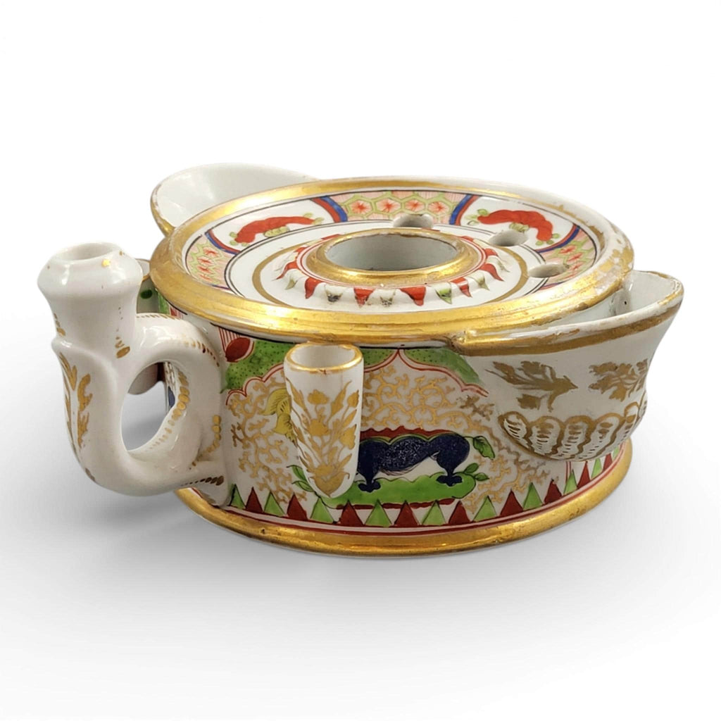 Rare Worcester Dragon Inkwell, Flight Barr & Barr, c. 1820