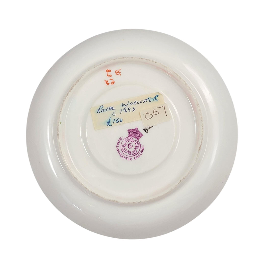 Royal Worcester Blush Ivory Victorian Tea Set Teapot Cup Saucer 1893–1894