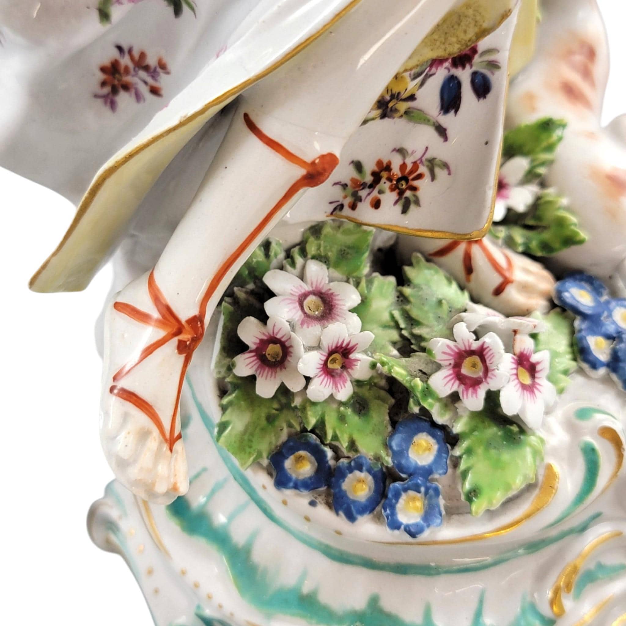 Derby Porcelain Figure of Diana with Hunting Dog, 18th Century Patch Period c.1760–1765
