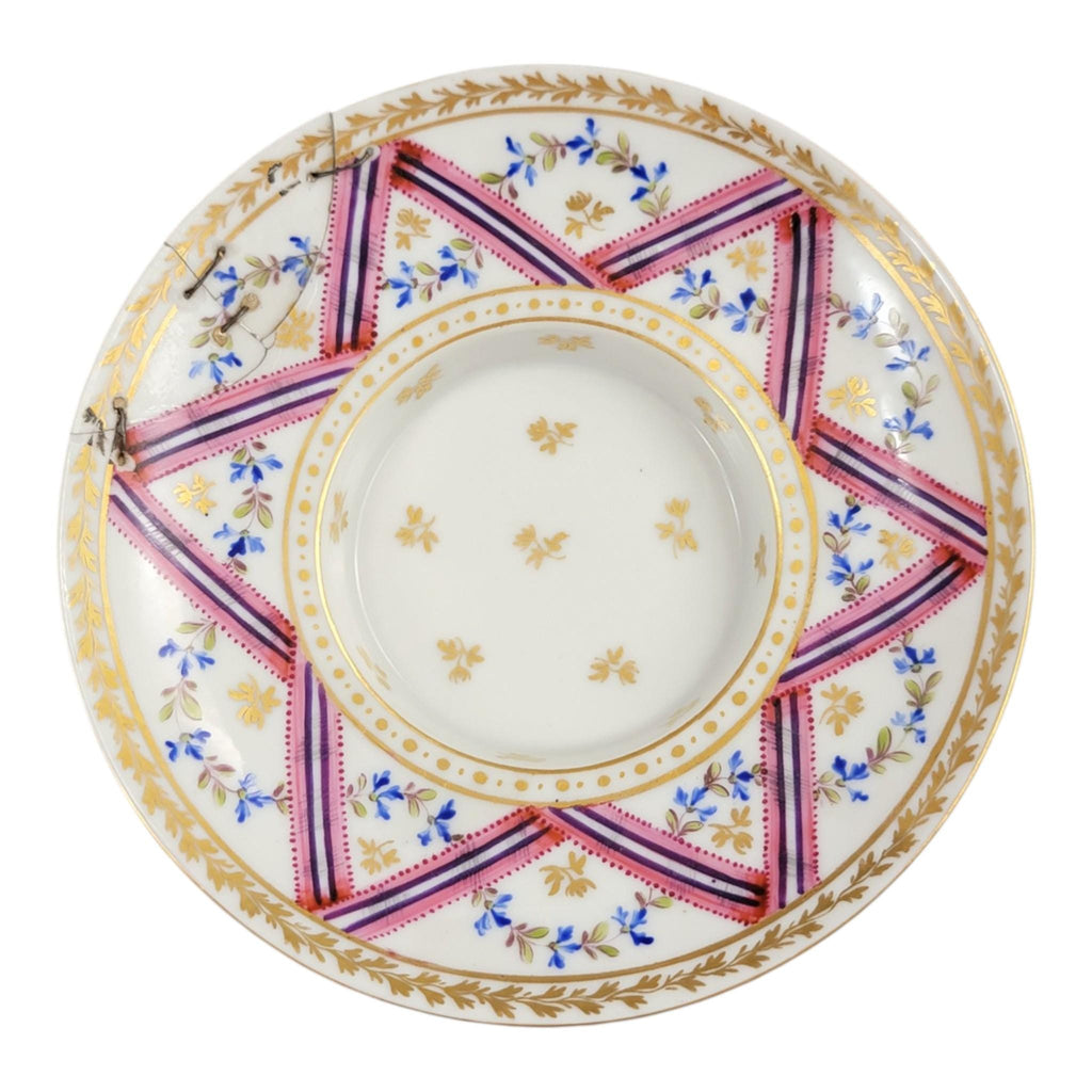 Manufacture de la Reine Trembleuse Chocolate Cup and Saucer, Paris c.1780–1800