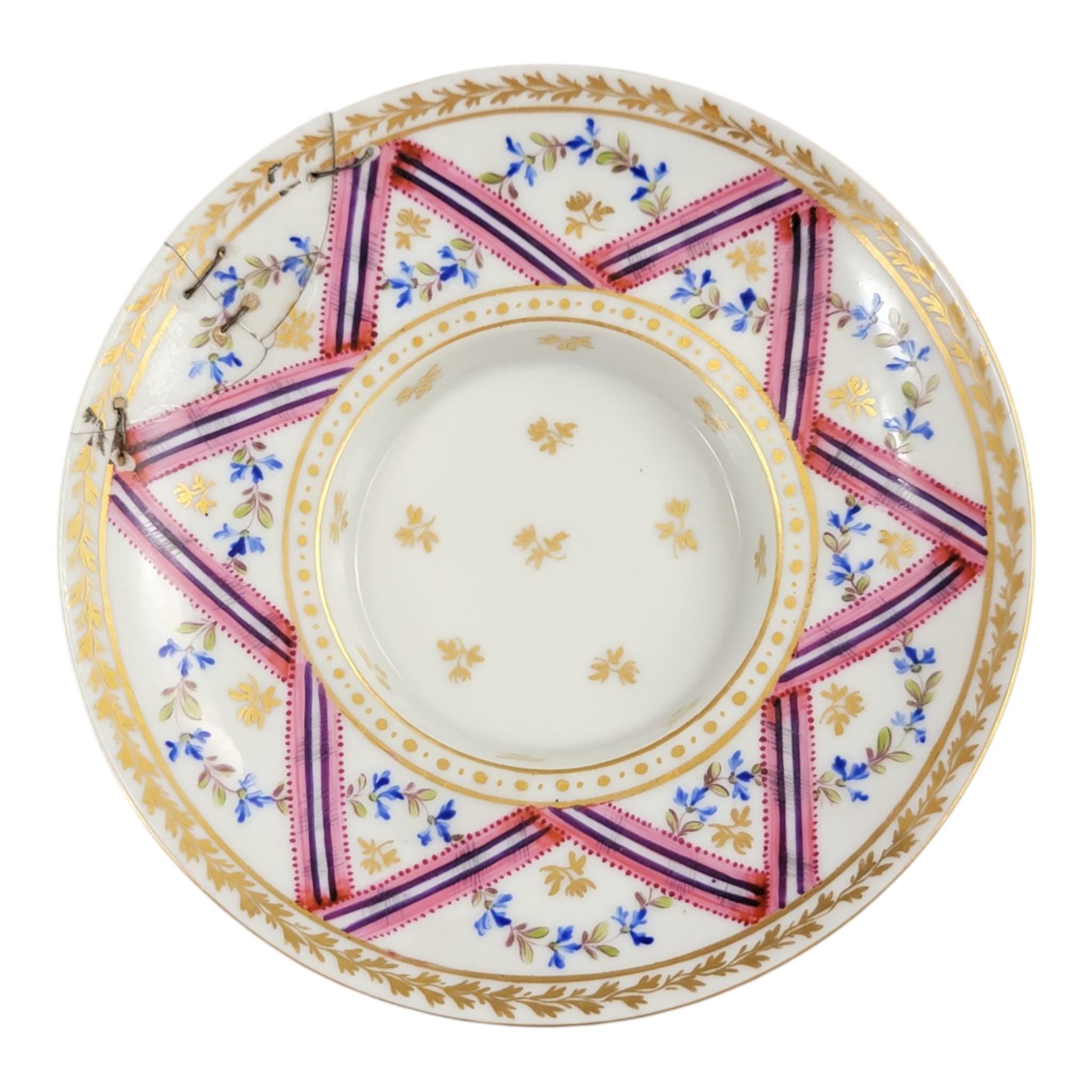 Manufacture de la Reine Trembleuse Chocolate Cup and Saucer, Paris c.1780–1800
