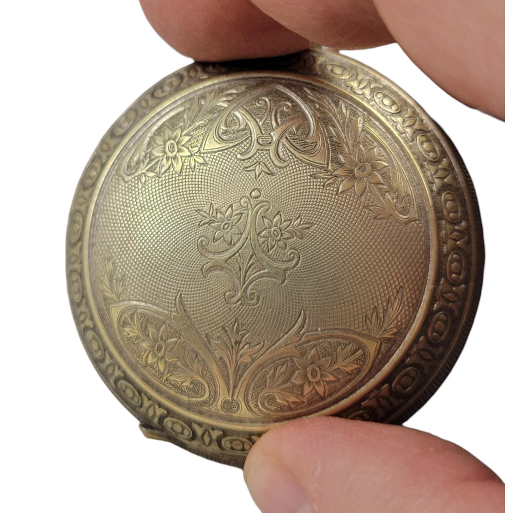 Antique Ottoman silver pocket watch — Cyrillic «МАКЕДОНИЈА» & military coat of arms — Swiss c. 1882–1912 — with original beaded pouch