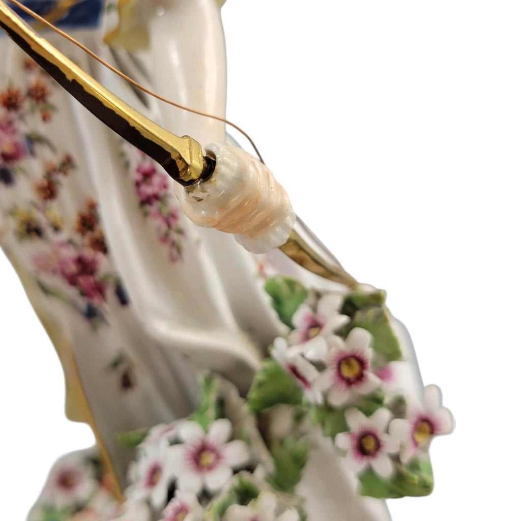 Derby Porcelain Figure of Diana with Hunting Dog, 18th Century Patch Period c.1760–1765