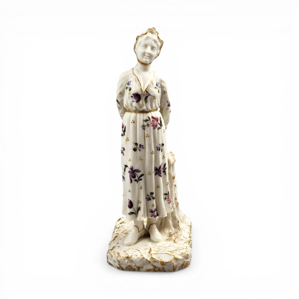 Royal Worcester bonneted woman figure c.1920