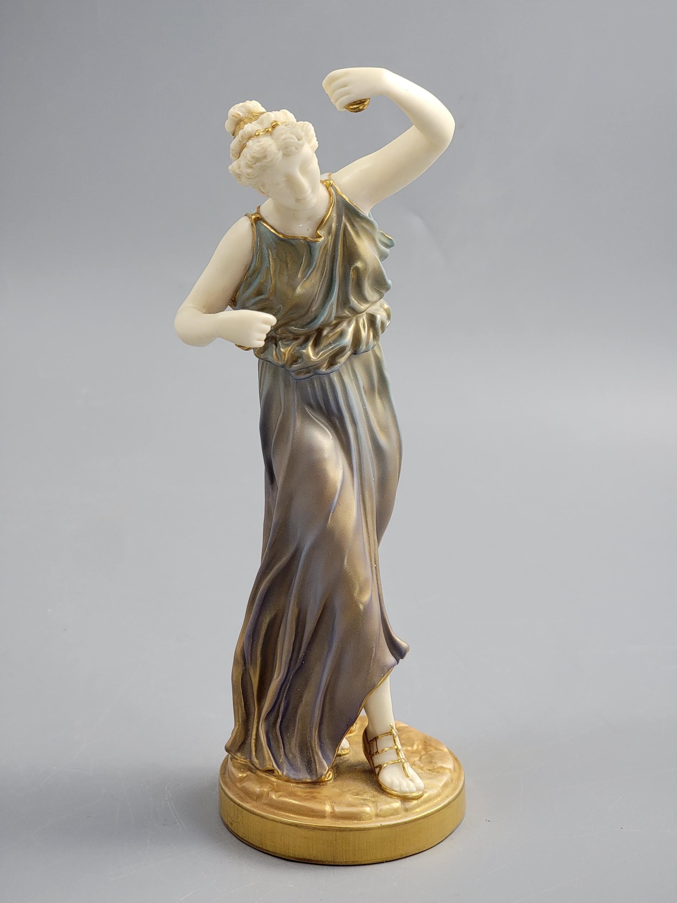 Royal Worcester Grecian Maiden figure model 1827 c. 1928