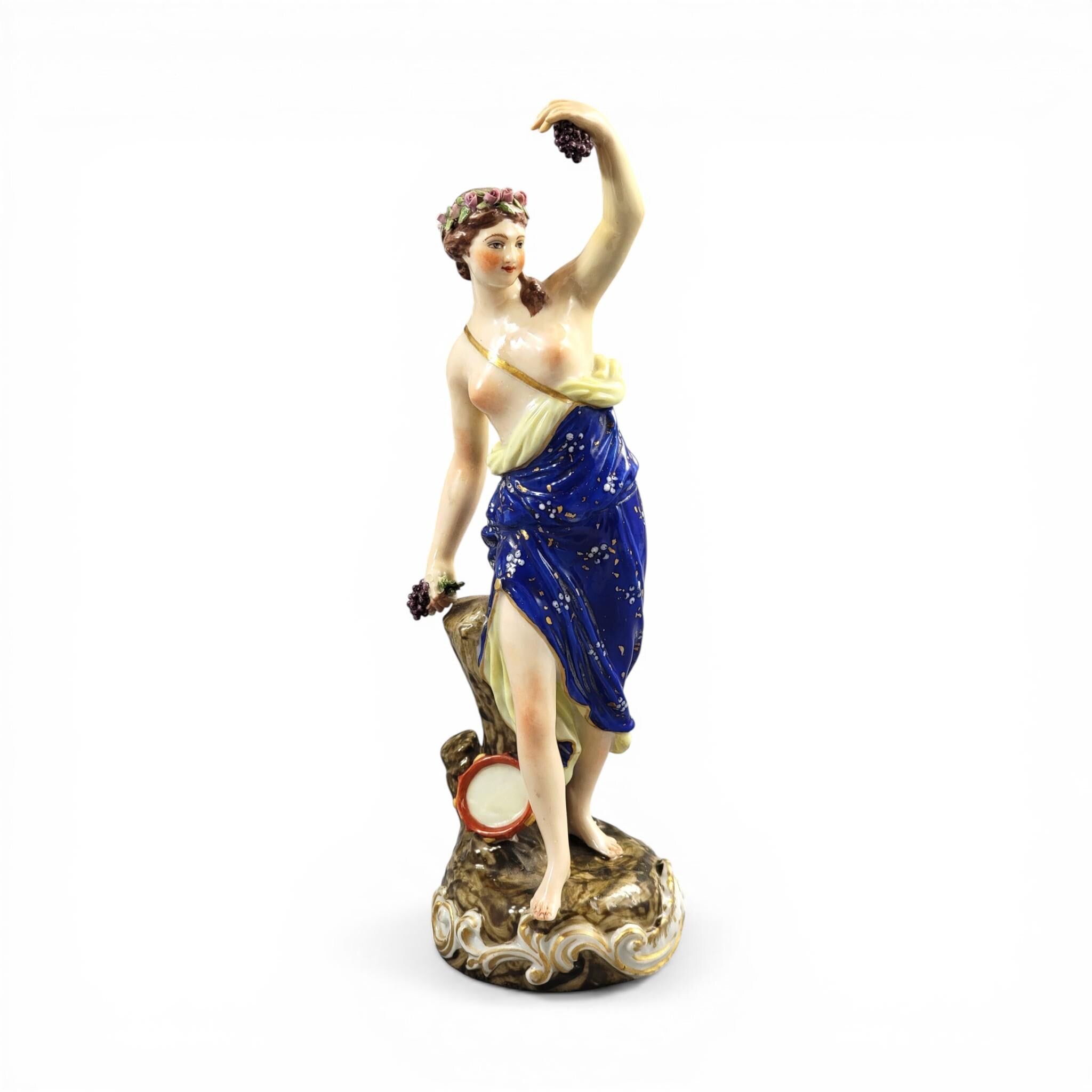 Samson Bacchante porcelain figure Derby style 1860–1870