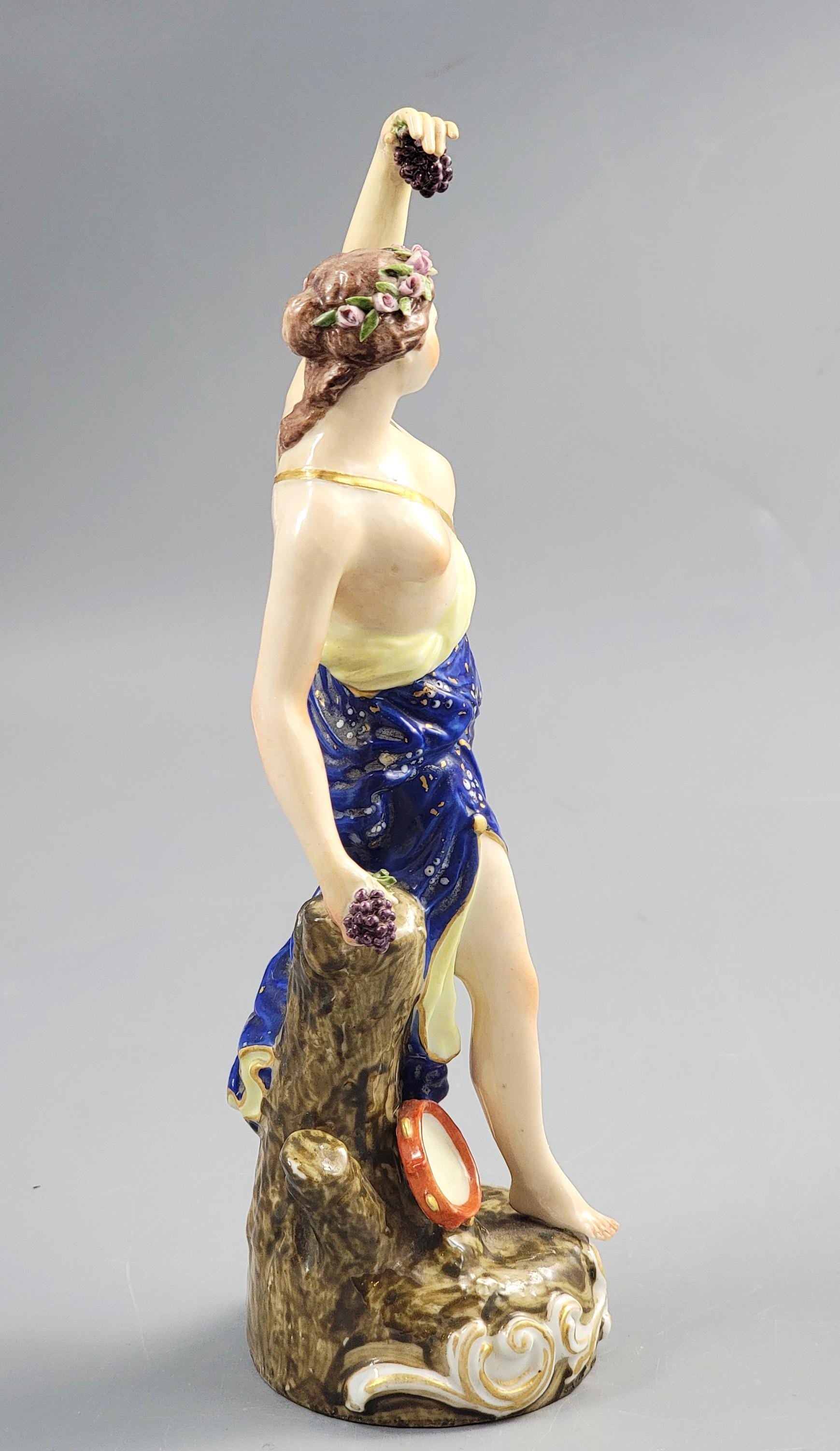 Samson Bacchante porcelain figure Derby style 1860–1870
