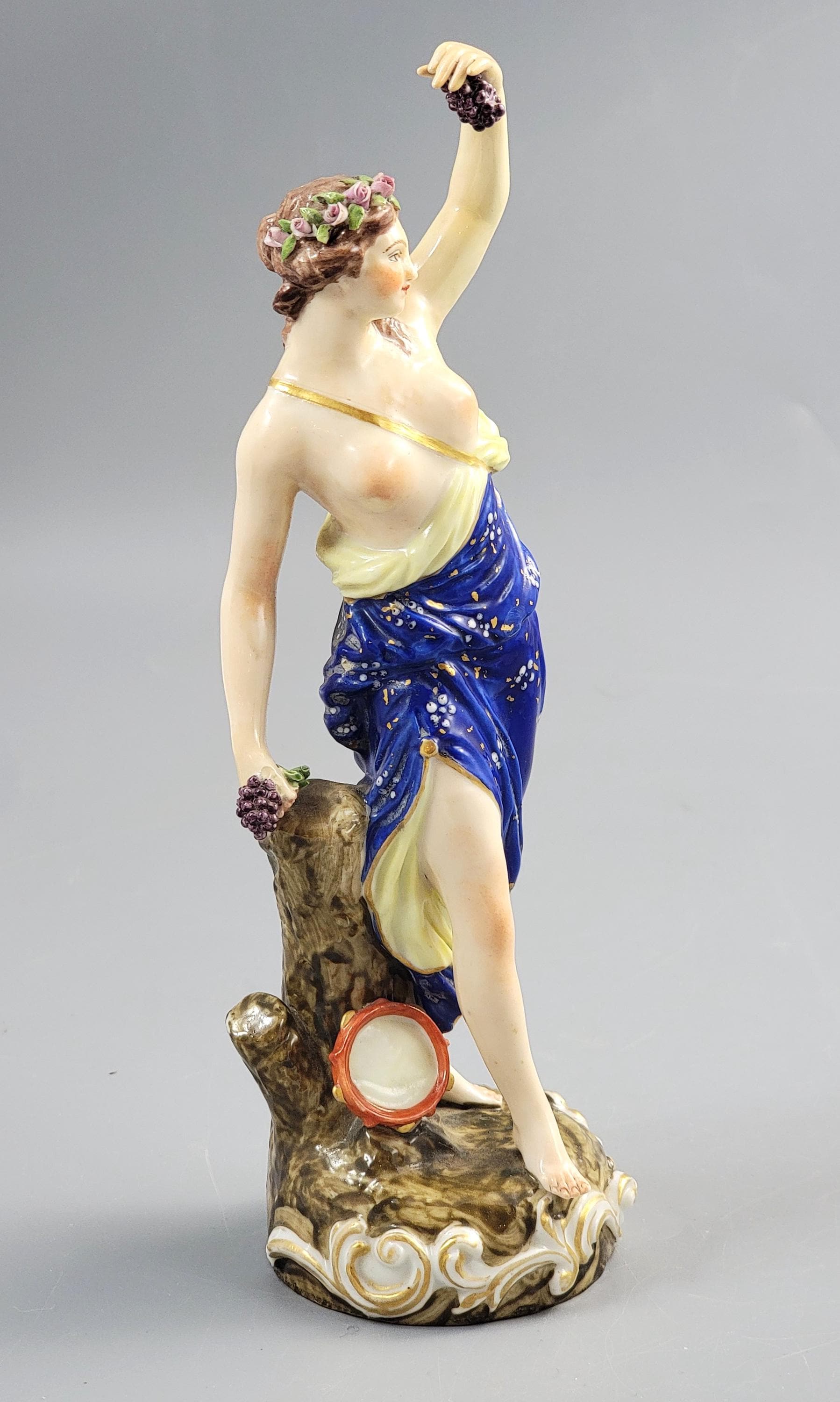 Samson Bacchante porcelain figure Derby style 1860–1870