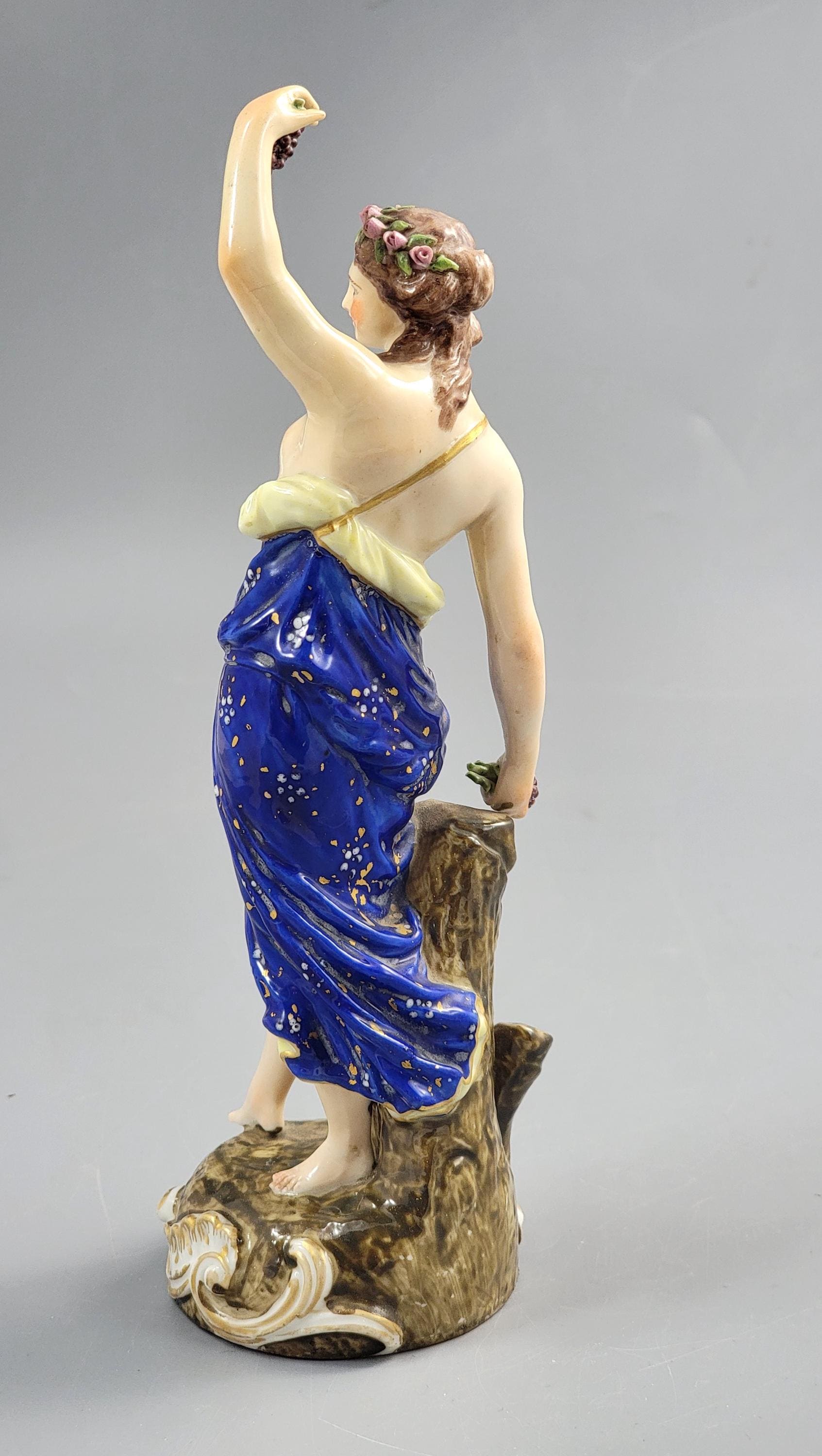 Samson Bacchante porcelain figure Derby style 1860–1870
