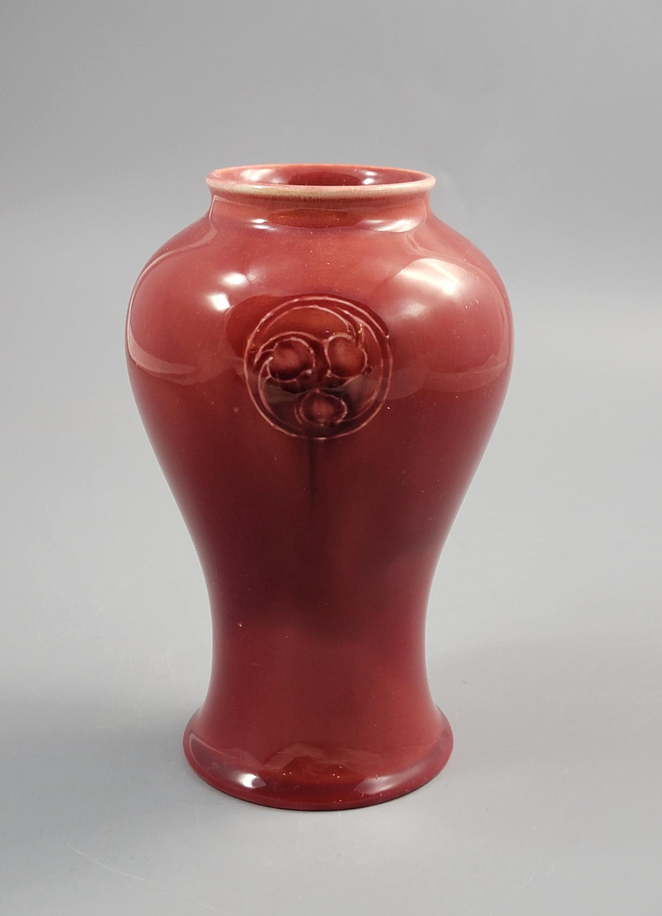 Edwardian Moorcroft porcelain Flamminian vase for Liberty c. 1905