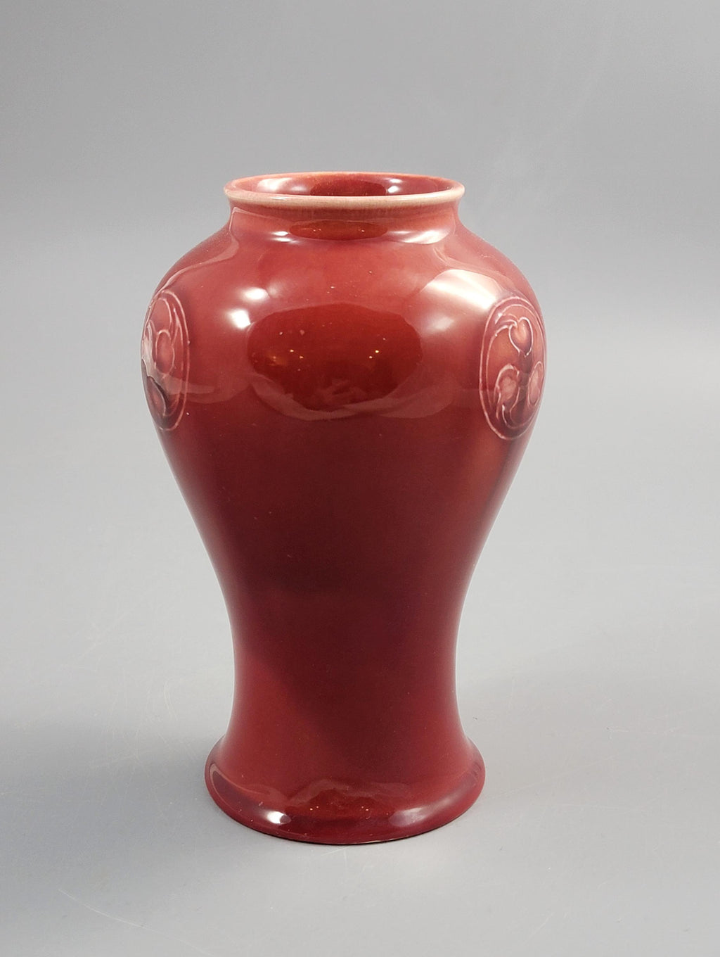 Edwardian Moorcroft porcelain Flamminian vase for Liberty c. 1905