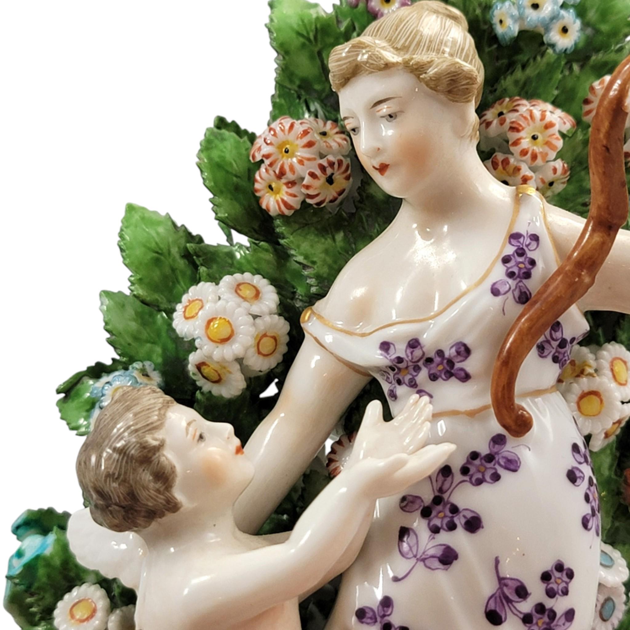 Samson Paris Venus and Cupid porcelain figure Chelsea style c. 1860