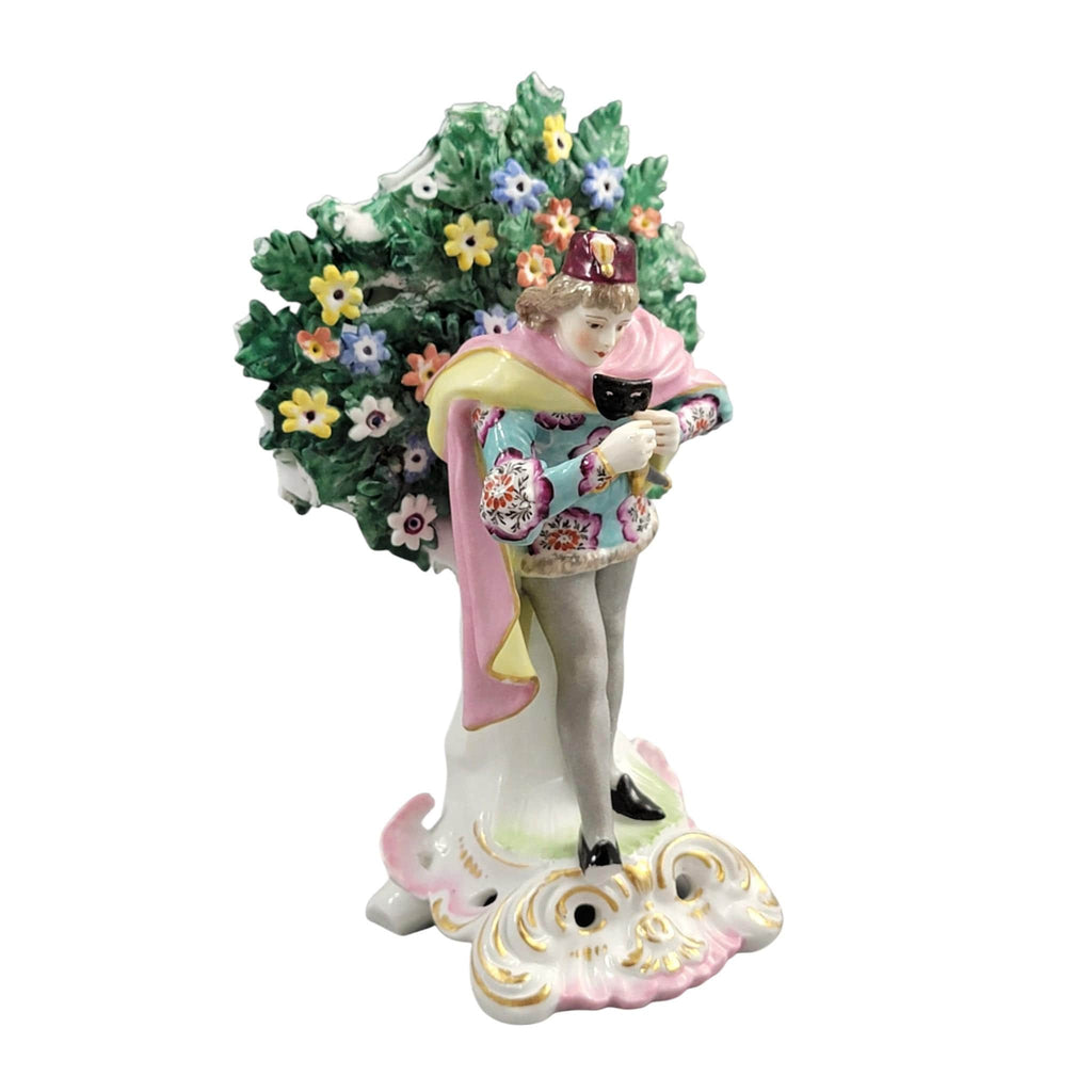 Edmé Samson Paris porcelain actor figure with mask after Chelsea c. 1860–1880