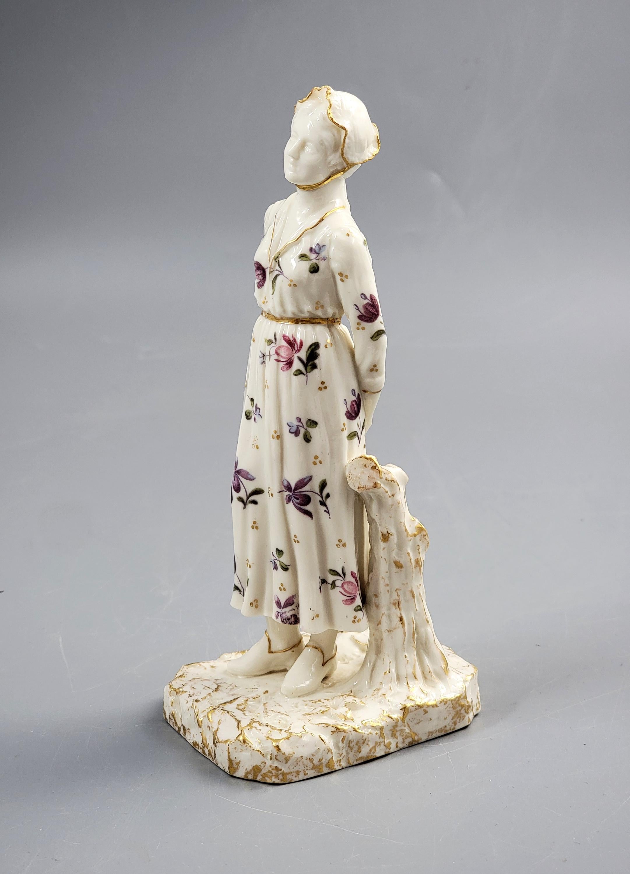 Royal Worcester bonneted woman figure c.1920