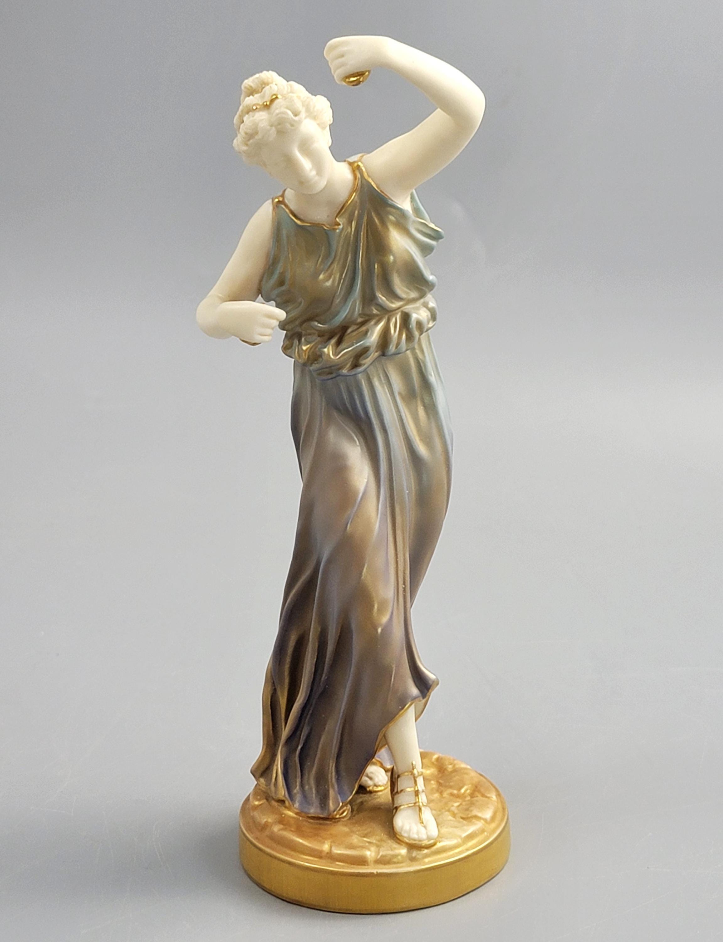 Royal Worcester Grecian Maiden figure model 1827 c. 1928